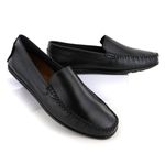 Mocassim Masculino Couro Elegante Classico 608P Preto