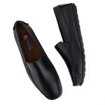 Mocassim Masculino Couro Elegante Classico 608P Preto