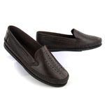 Sapatilha Masculino Couro legitimo Elegante 402C Café