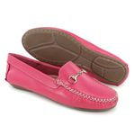 Mocassim Feminino Couro legitimo Elegante 460R Rosa