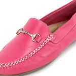 Mocassim Feminino Couro legitimo Elegante 460R Rosa