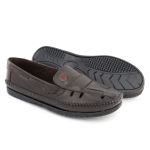 Sapatilha Masculino Couro Elegante Casual 405C Café