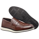 Sapato Social Masculino Sintetico Elegante 20800CA Caramelo