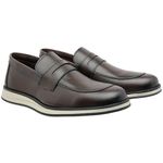 Sapato Social Masculino Sintetico Elegante 20800C Cafe