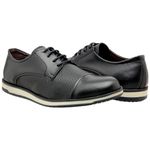 Sapato Social Masculino Sintetico Elegante 20020P Preto