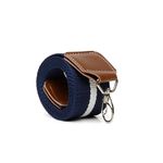 Bolsa 3 Ziper Lona Alça Ajustável Removível Cor Marinho