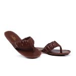 Chinelo De Couro Cor Havana - 12185.2
