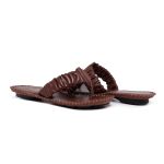 Chinelo De Couro Cor Havana - 12185.2
