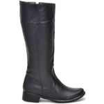 Bota CL cano alto couro legitimo cor preto