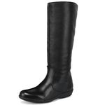 Bota CL cano alto couro legitimo montaria cor preto 