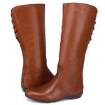Bota CL cano alto couro legitimo montaria cor Marrom 
