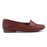 Mocassim De Couro Cor Caramelo 24000 QeA 