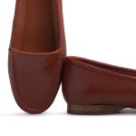 Mocassim De Couro Cor Caramelo 24000 QeA 
