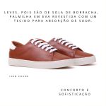 Tênis De Couro Cor Marrom-claro - 25000