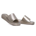 Papete Tamanco Flatform Ouro Light Dourado