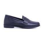 Mocassim Gravata QeA Couro Cor Preto
