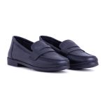 Mocassim Gravata QeA Couro Cor Preto
