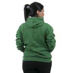 Blusa De Moletom Canguru Com Capuz Feminina Cor Verde