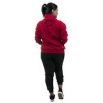 Conjunto Feminino Calça Preta e Blusa Moletom Cor Vermelho