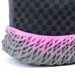 Tênis Feminino Academia Caminhada G2 Leve Macio e Confortável Cor Grafite Rosa