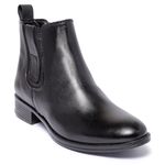 Bota Feminina Couro Legítimo Cor Preto 5840 FER