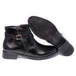 Bota Couro Legítimo Fivela Cor Preto 5841 FER