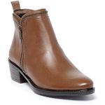 Bota Feminina Couro Legítimo Zíper Lateral - 6705 FER
