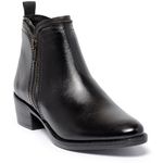 Bota Feminina Couro Legítimo Zíper Lateral - 6705 FER
