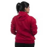 Blusa De Moletom Canguru Com Capuz Feminina Cor Vermelho