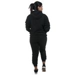Conjunto Feminino Calça Preta e Blusa De Moletom Cor Preto