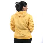 Moletom Canguru Com Capuz Feminino Cor Amarelo