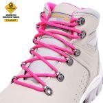Coturno MB Arizon Couro Legítimo C.A Cor Cinza/Rosa