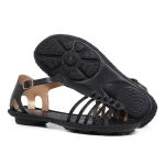 Sandália Ipe Mulato Artesanal Couro Premium cor Preto 12113.2