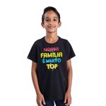 Camiseta Infantil Família Lüdtke Nossa Família É Muito Top Unissex