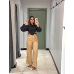 CALÇA ALINE PANTALONA BARRA NUDE