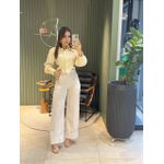 CALÇA ALINE PANTALONA BARRA CINZA