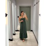 VESTIDO LONGO TALIA VERDE OLIVA