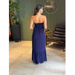 VESTIDO LONGO TALIA AZUL MARINHO