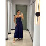 VESTIDO LONGO TALIA AZUL MARINHO