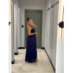 VESTIDO LONGO TALIA AZUL MARINHO