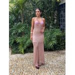 VESTIDO ARIEL RENDA ROSE