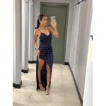 VESTIDO GERMANA AZUL MARINHO