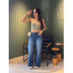CALÇA MAJU WIDE LEG JEANS