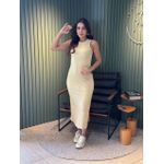 VESTIDO LEIA BASIC BAUNILHA