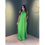 VESTIDO LONGO LENITA MAÇA VERDE