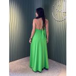 VESTIDO LONGO LENITA MAÇA VERDE