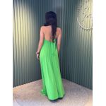 VESTIDO LONGO LENITA MAÇA VERDE