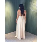 VESTIDO LONGO LENITA BEGE