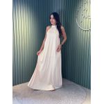 VESTIDO LONGO LENITA BEGE