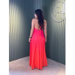 VESTIDO LONGO LENITA PINK / LARANJA